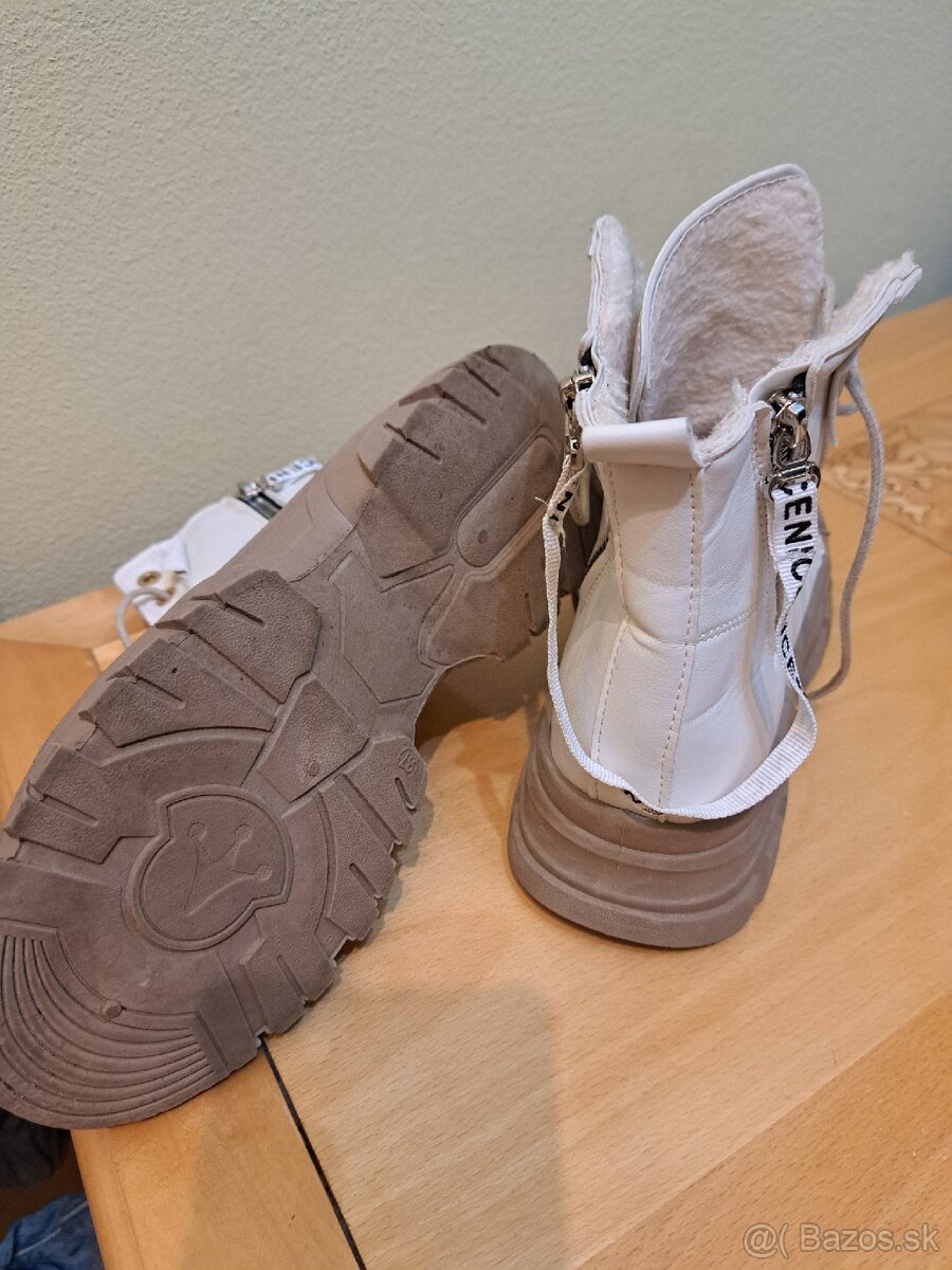 Zimné dievcenske topanky - 2