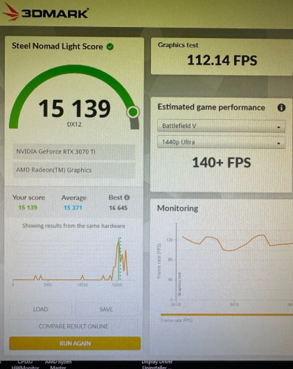 PALiT GamingPro GeForce RTX 3070 Ti 8GB - 2