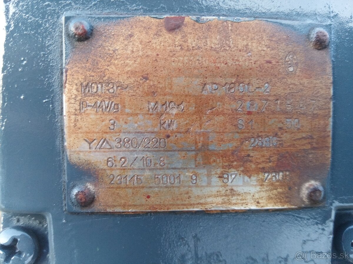 Elektromotor 3kW , 2890ot. - 2