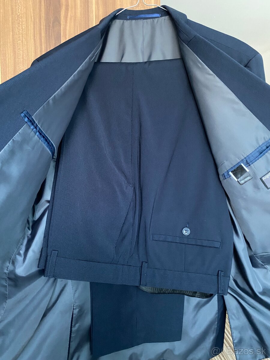 Oblek pánsky tmavomodrý - 2