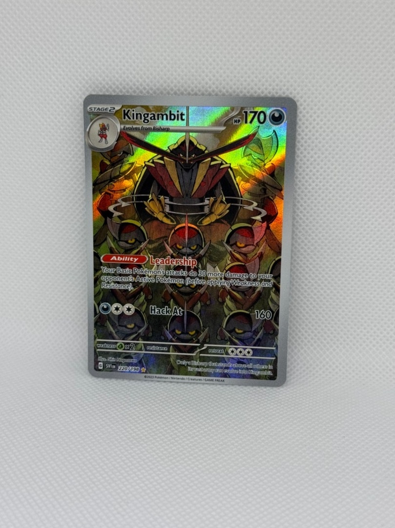 Pokémon karta Kingambit 220/198 – EX – ORIGINÁL - 2