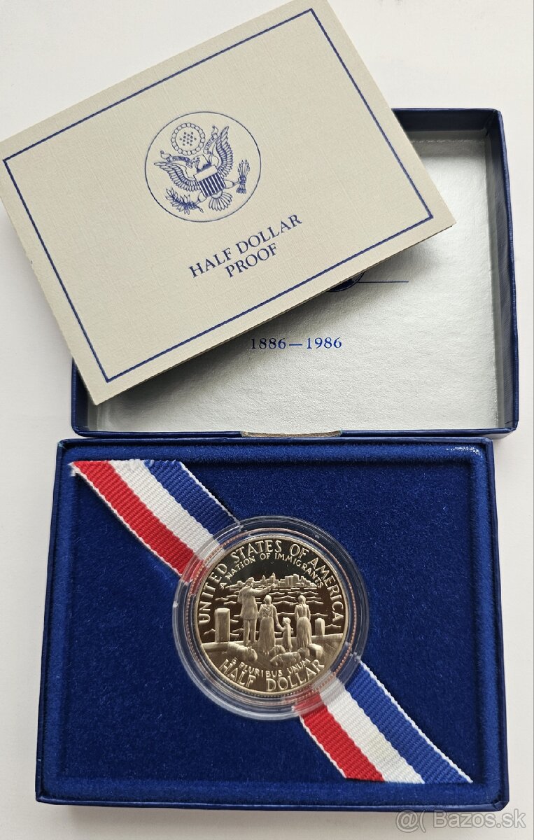US Mint Liberty Half dollar Proof - 2