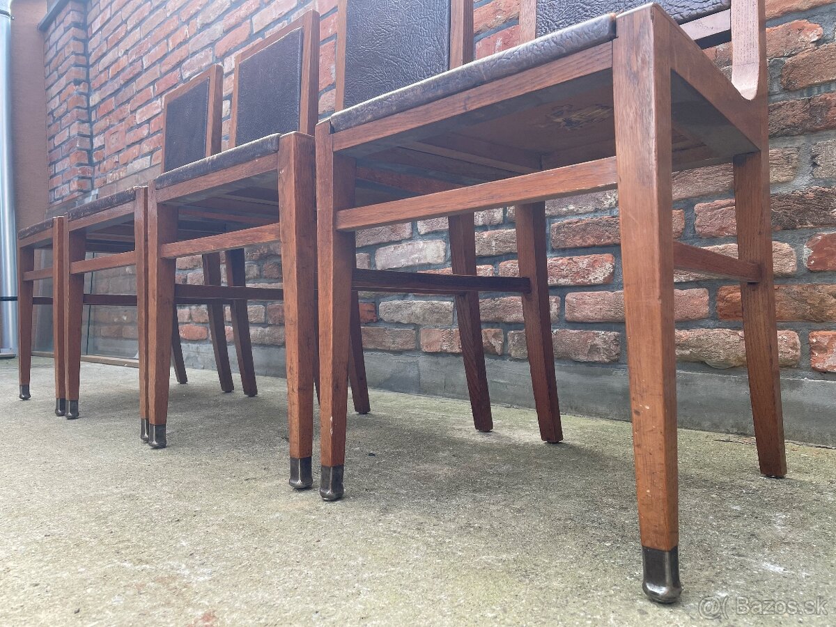 Masívne drevené stoličky – set 4 ks - 2