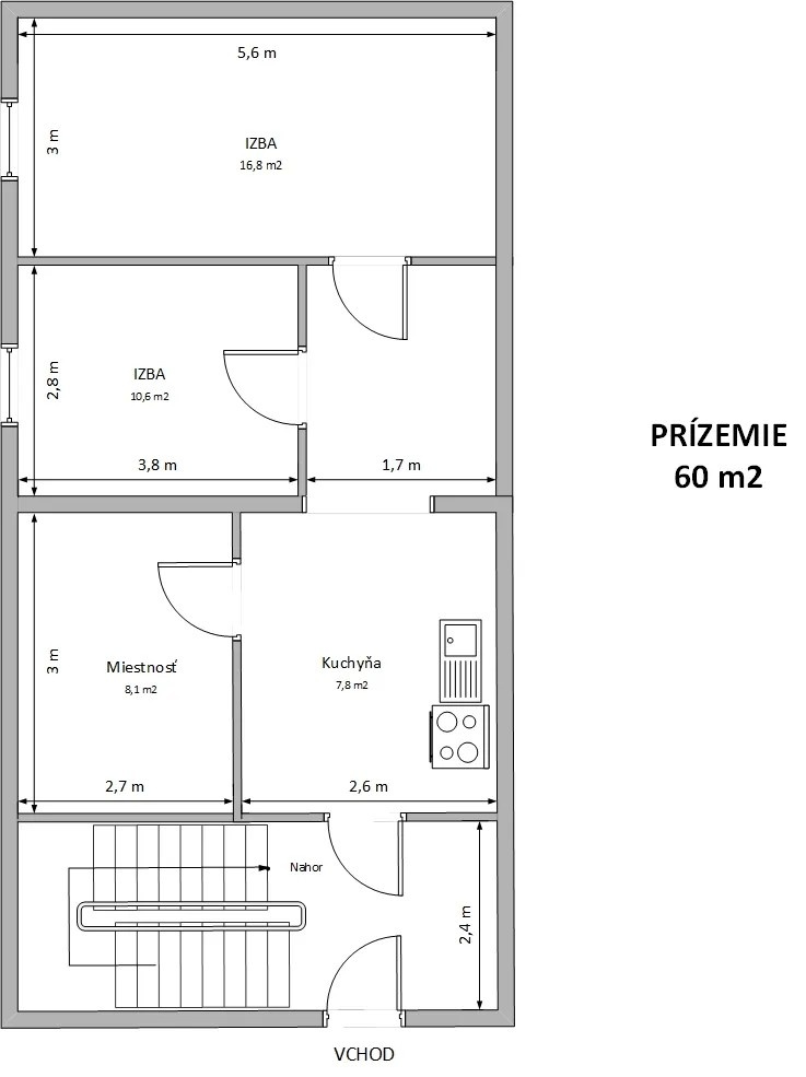 6 izb. dvoj podlažný byt s 2 terasami - 2