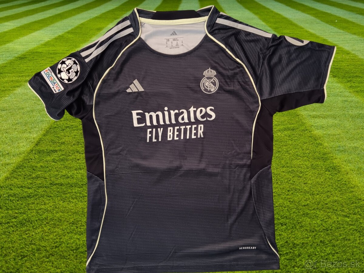 Kylian Mbappé Real Madrid 25/26 tmavomodrý dres - - 2