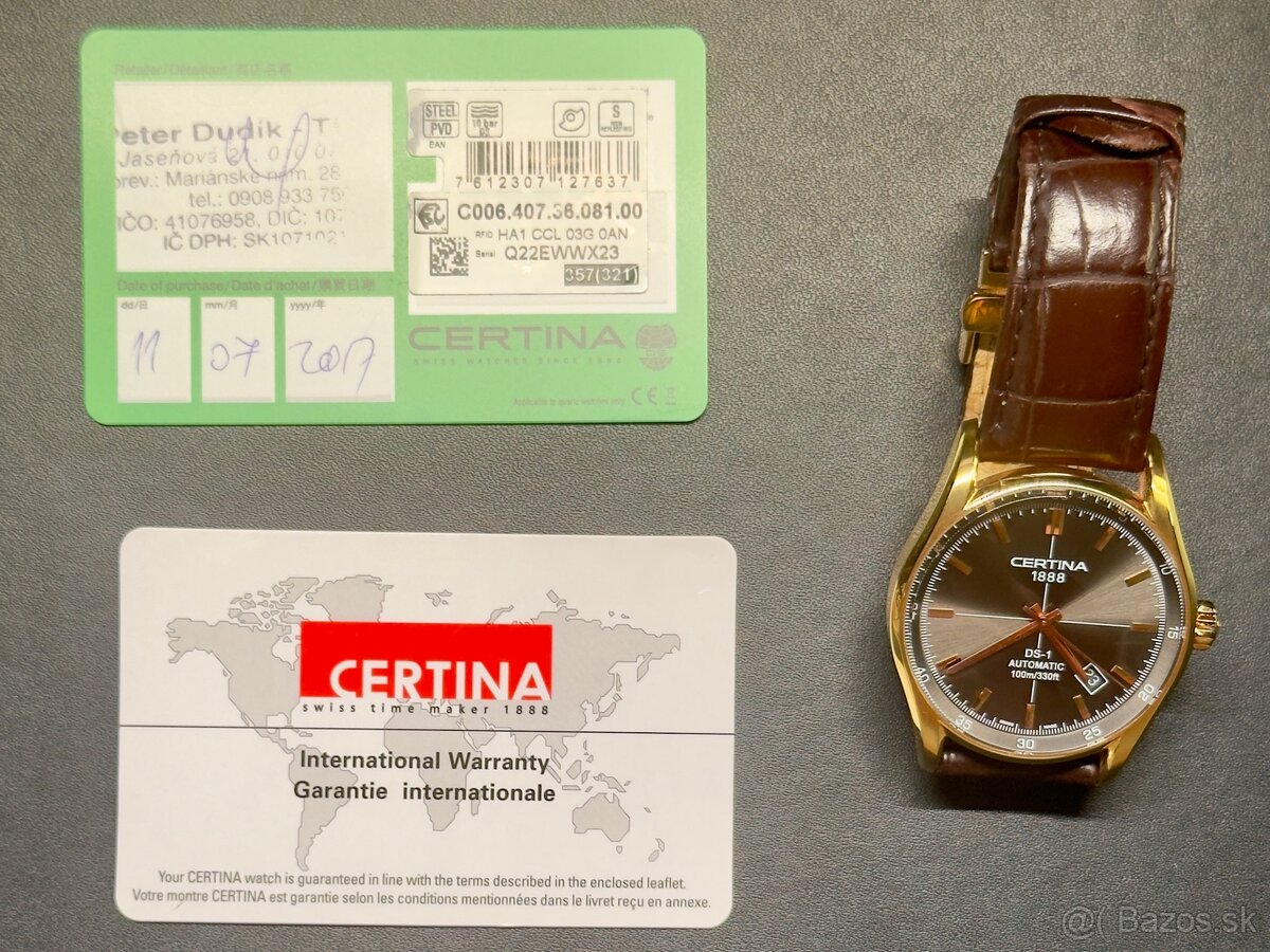 Certina DS-1 Automatic – C006.407.36.081.00 - 2