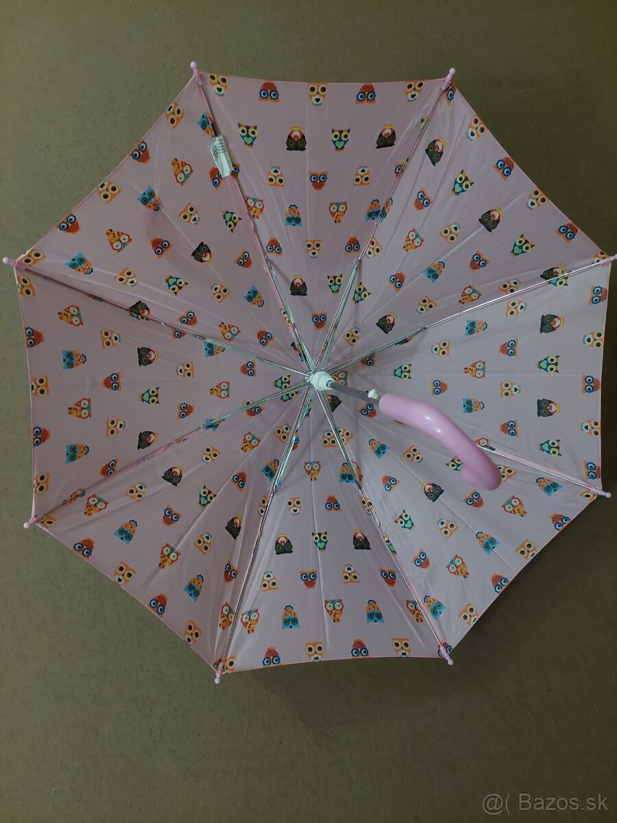 Detský vystreľovací dáždnik sovičky - 2