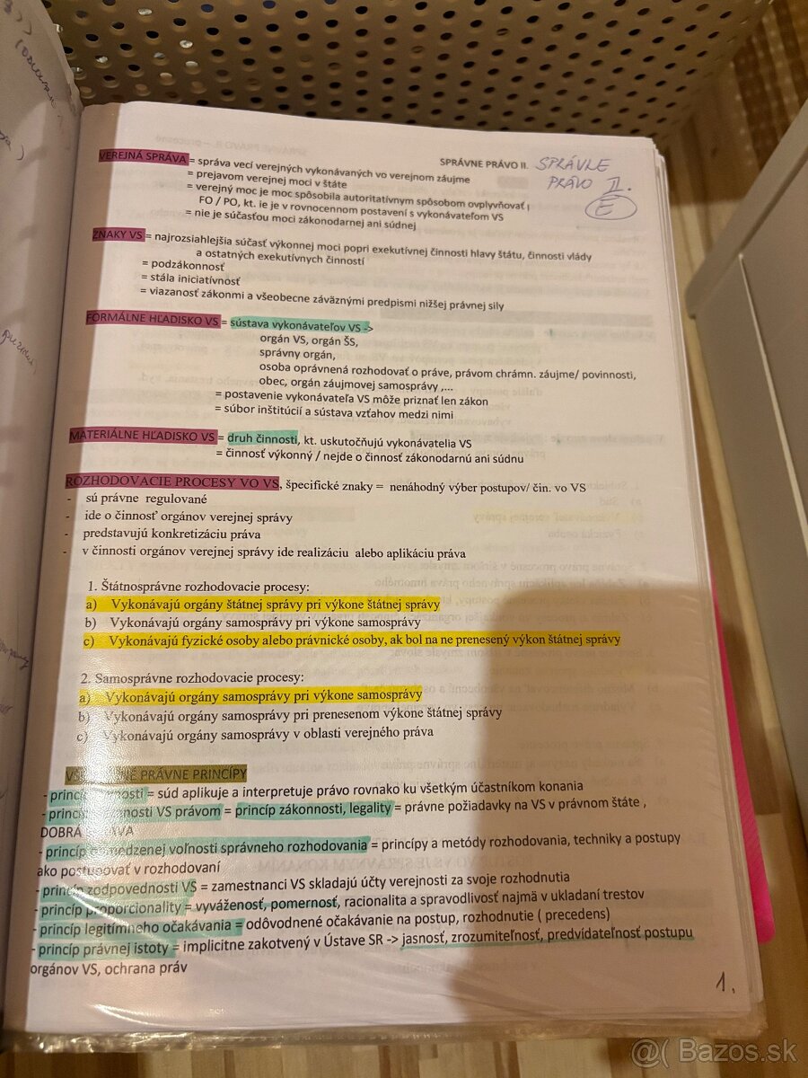 Skriptá 3. ročník UCM FSV verejná správa - 2