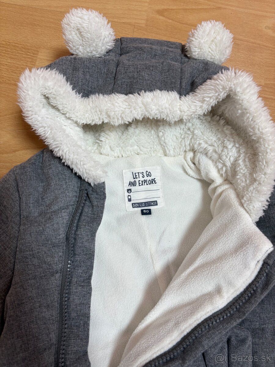 Zimný overal 80 12-18 mes, nenosené - 2