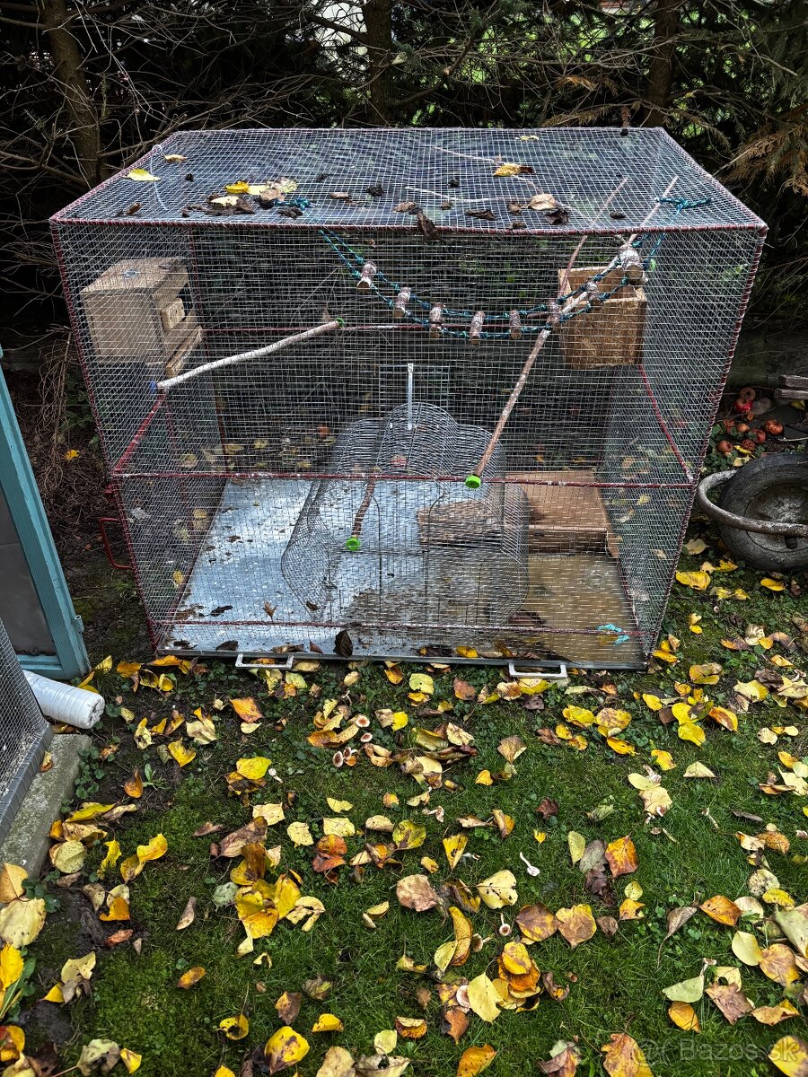 Predám vlastnoručne robenú voliériu pre vtáky - 2