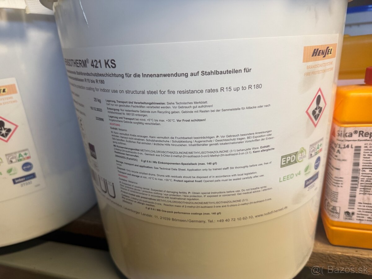 protipožiarna farba HENSOTHERM 421 KS - 2