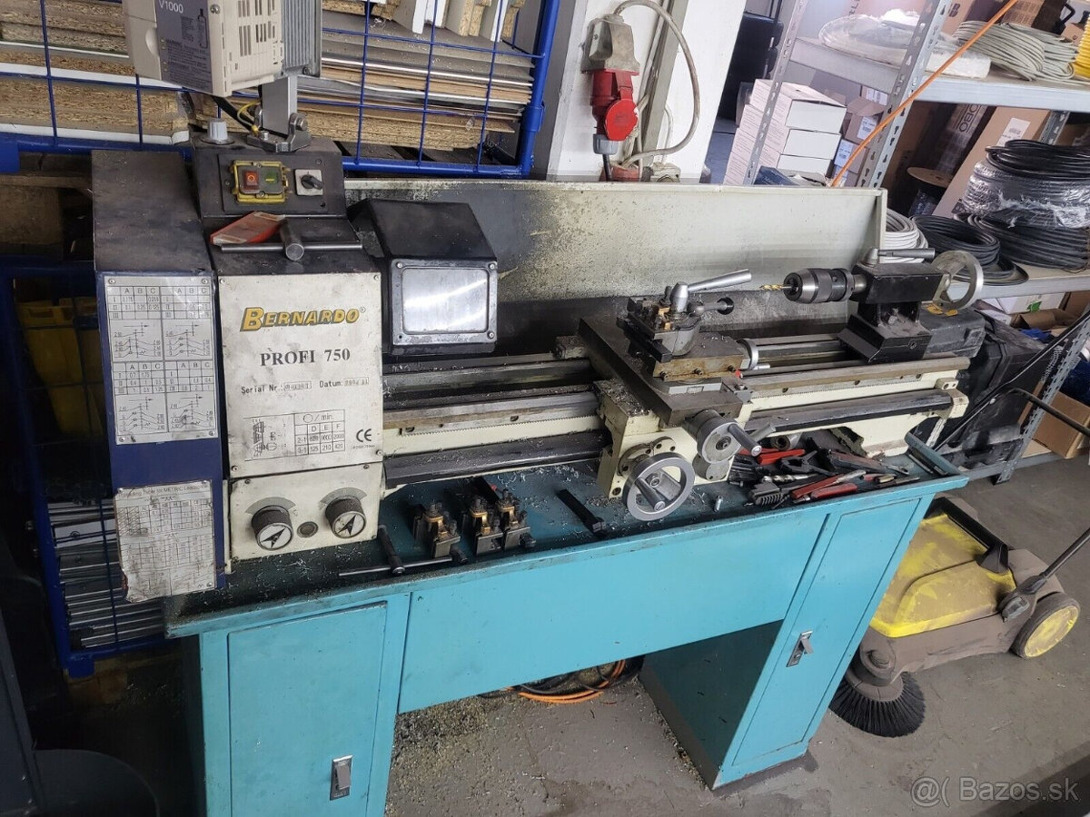 Sústruh Bernardo Profi 750 s meracím systémom, Multifixom a - 2