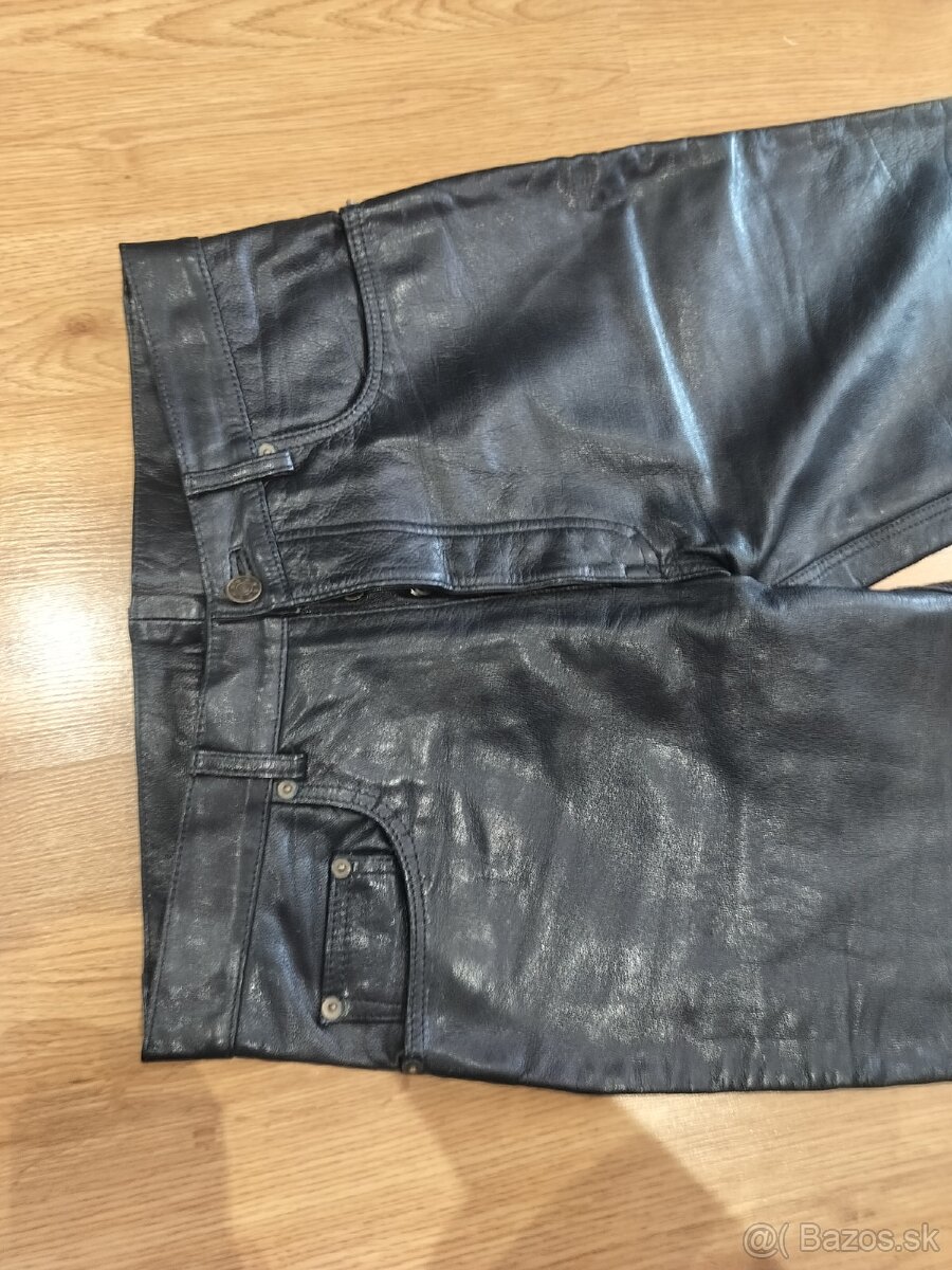 Dámske kožené nohavice na motorku - 2