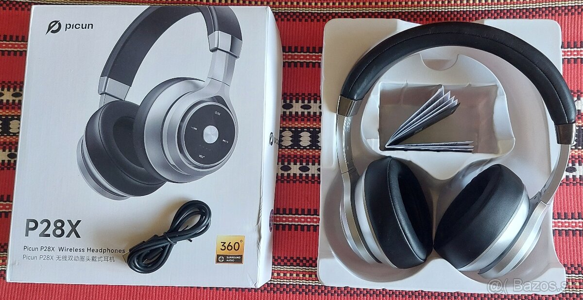 Bezdrôtové Bluetoth slúchadlá Picun P28X - 2