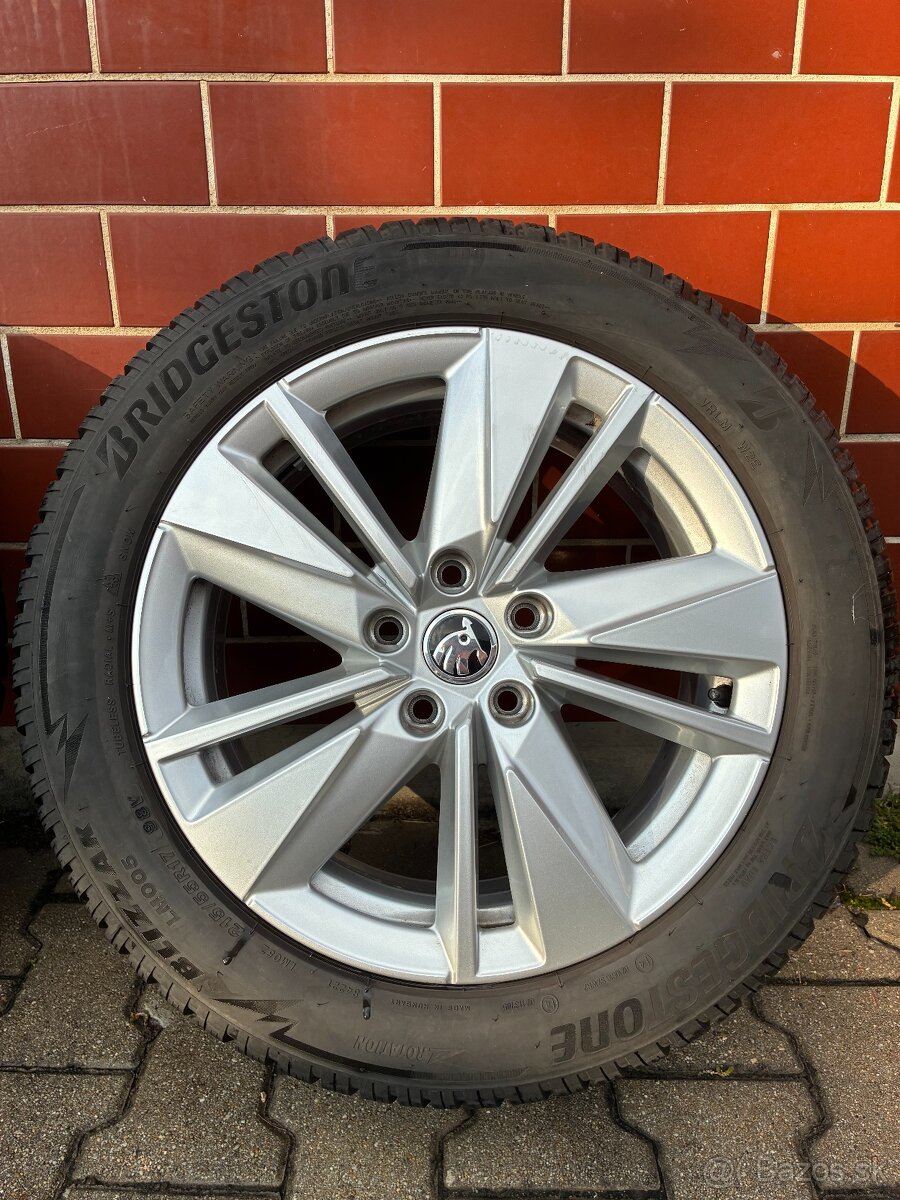5x112 215/55 R17 SKODA KAROQ zimna sada - 2