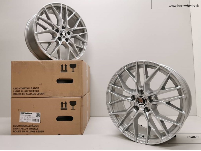 7,5J R17 5x112 ET47 Škoda Superb, Karoq alu disky 1229 - 2