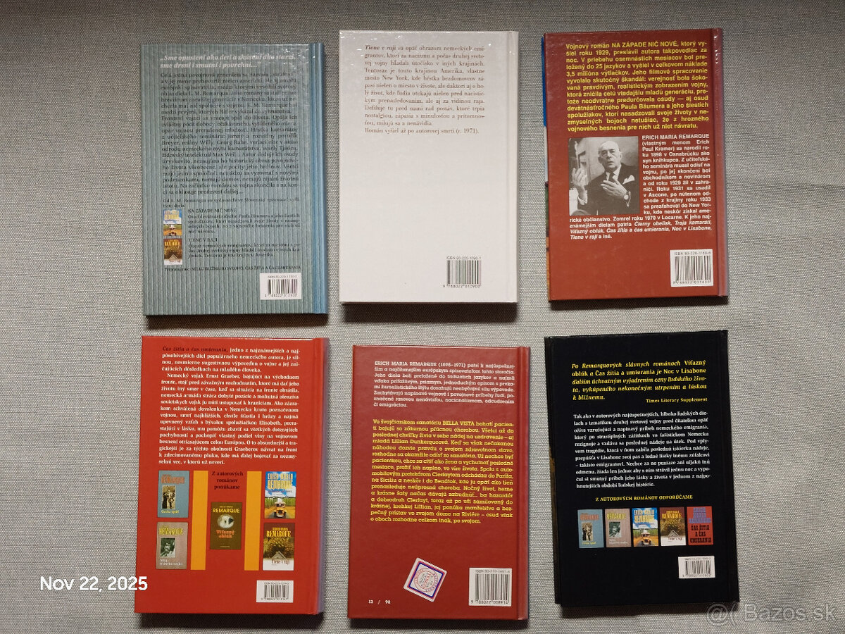 Erich Maria Remarque 6 knih - 2