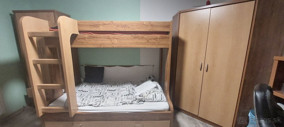 Poschodová postel - 2