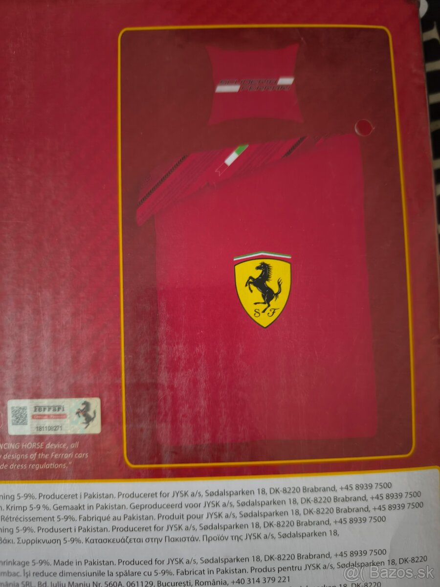 FERRARI 2 dielne postelne obliecky - 2