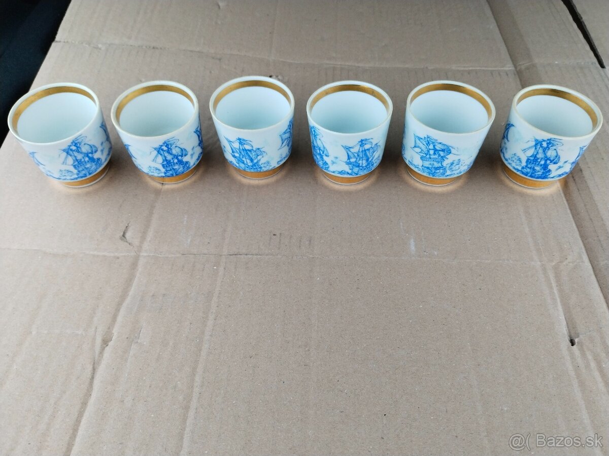 Sada šálok czechoslovakia 6 ks - 2