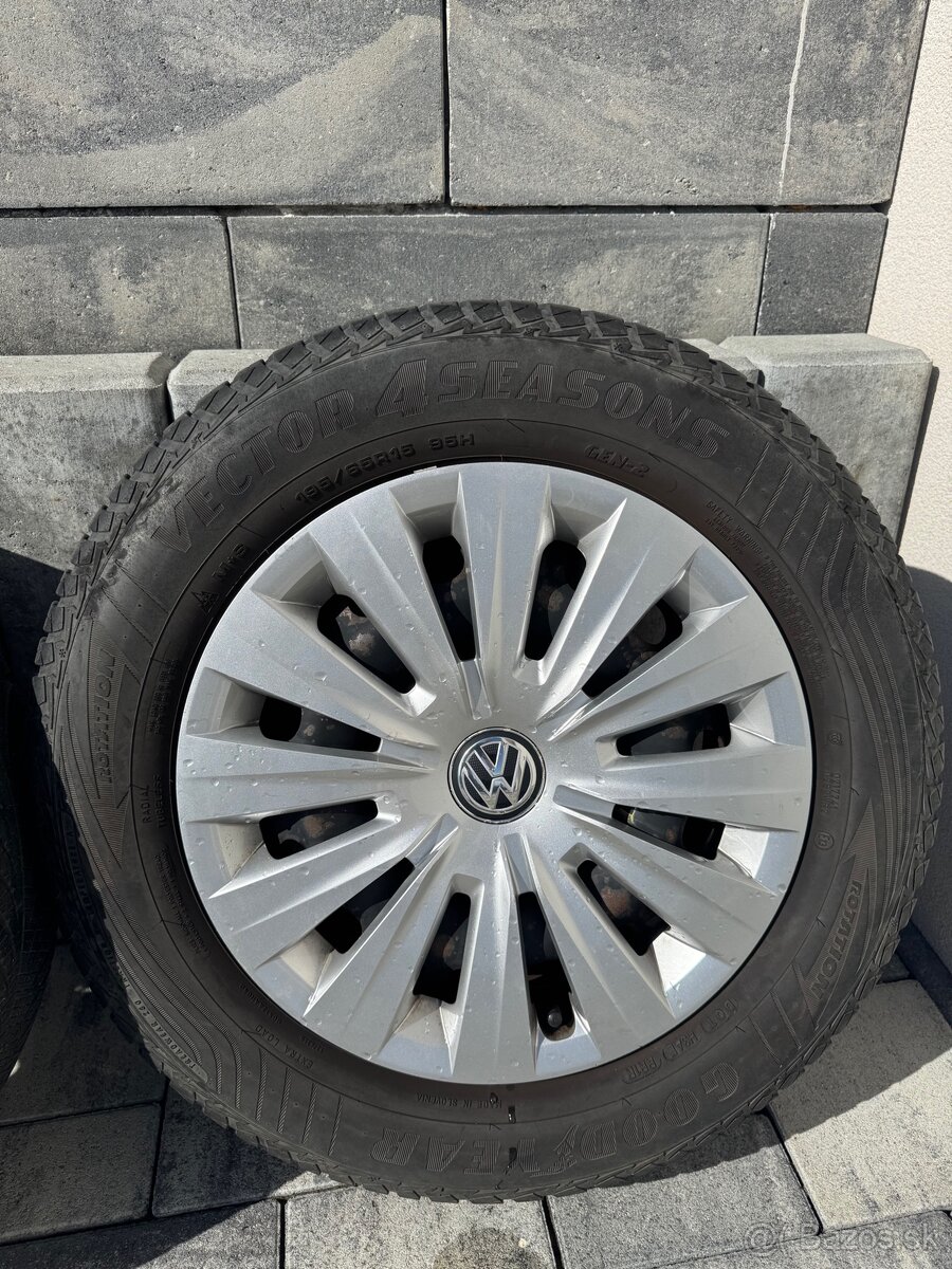 VW 195/65/15 Originálna Zimná sada kolies, Golf - 2