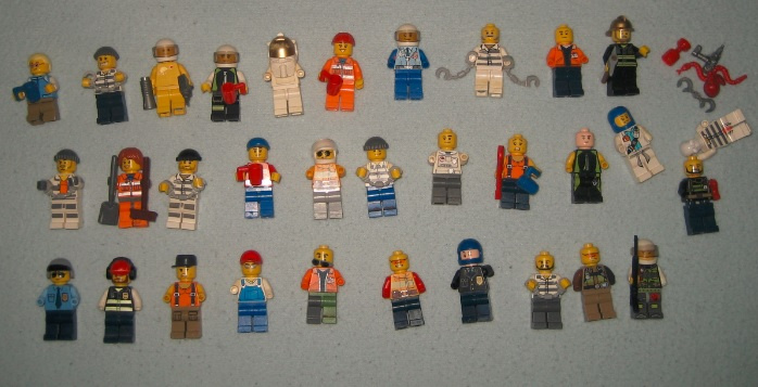 LEGO minifigures CITY atd. - 2