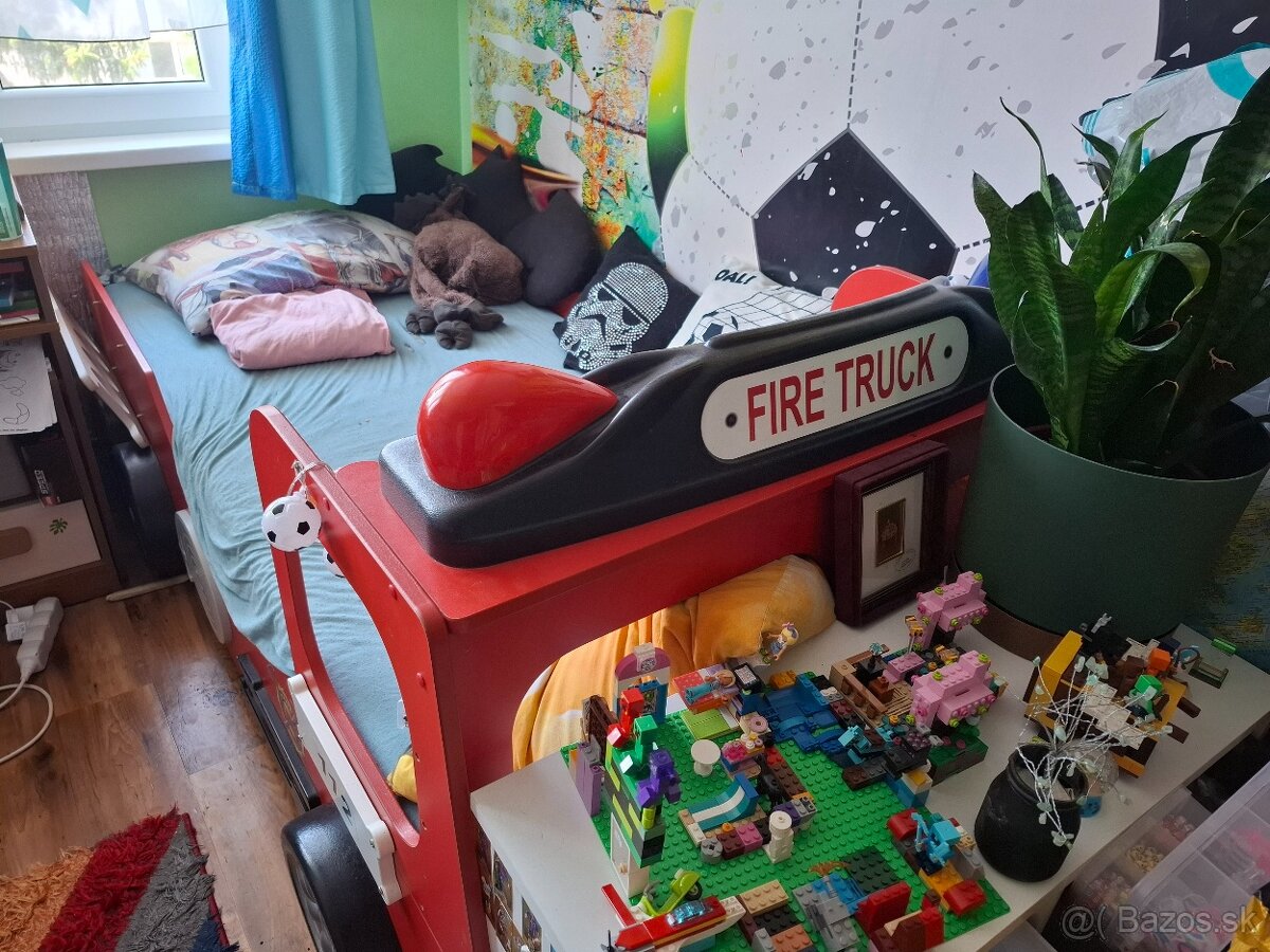 Detská posteľ hasičaké auto - 2