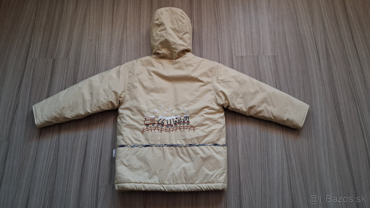 zimná chlapčenská bunda veľ.122 - 2