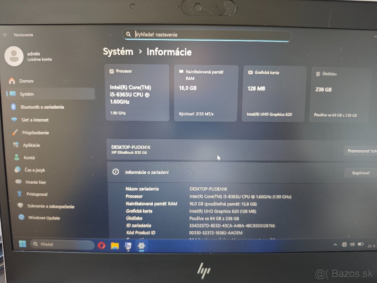 HP EliteBook 830 G6 - 2