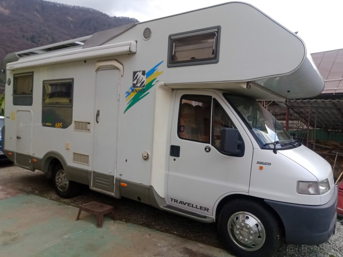 Karavan Fiat Ducato Knaus 685. Vymenim.