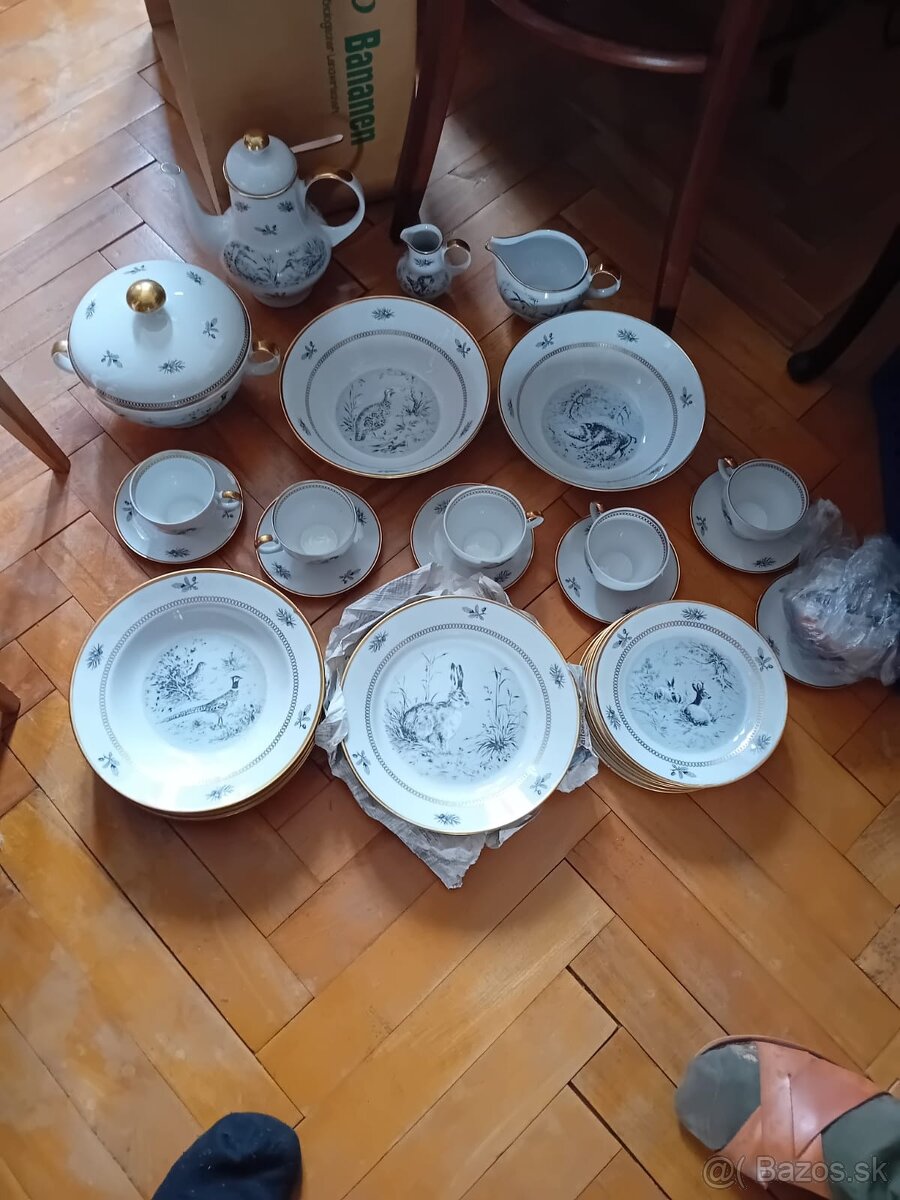 poľovnícky obraz a keramika - 2