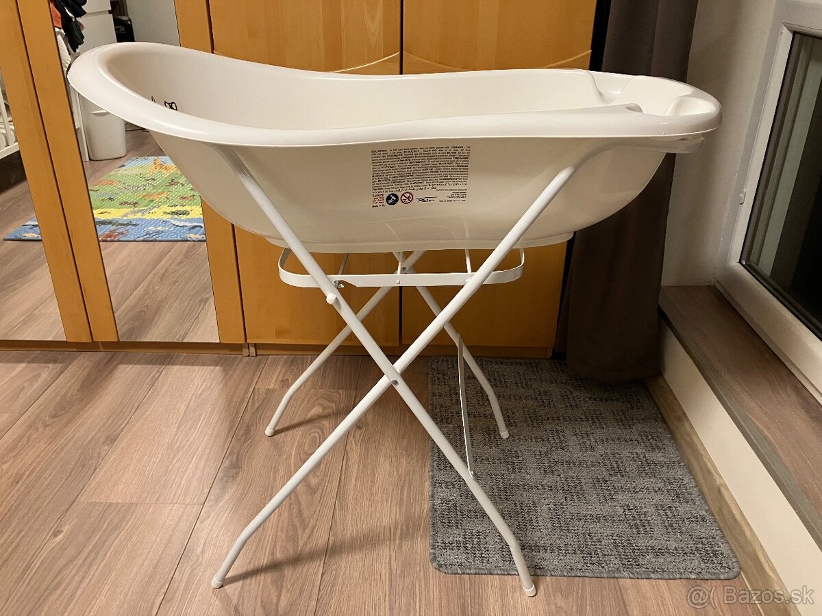 Stojan na vaničku, MALTEX 100cm biely - 2