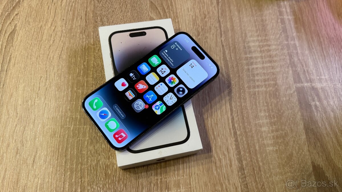 Vymenim iPhone 14 Pro 128gb + 4 obaly - 90% bateria - 2
