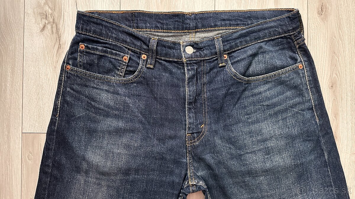 Pánske,kvalitné džínsy LEVIS 502 - veľkosť 34/34 - 2