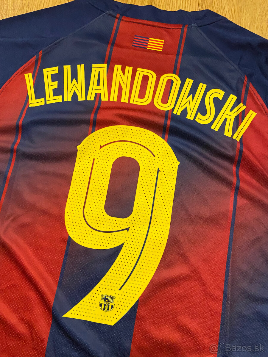 Barcelona dres Lewandowski 9 – Liga majstrov – veľkosť M - 2