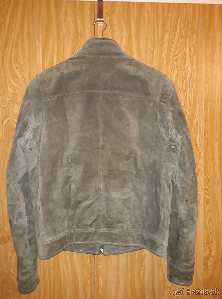 Mustang Kožená bunda zelená na zimu - 2