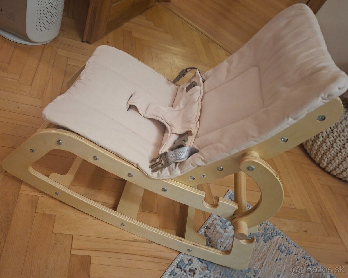 Krasne polohovatelne drevené kresielko - 2