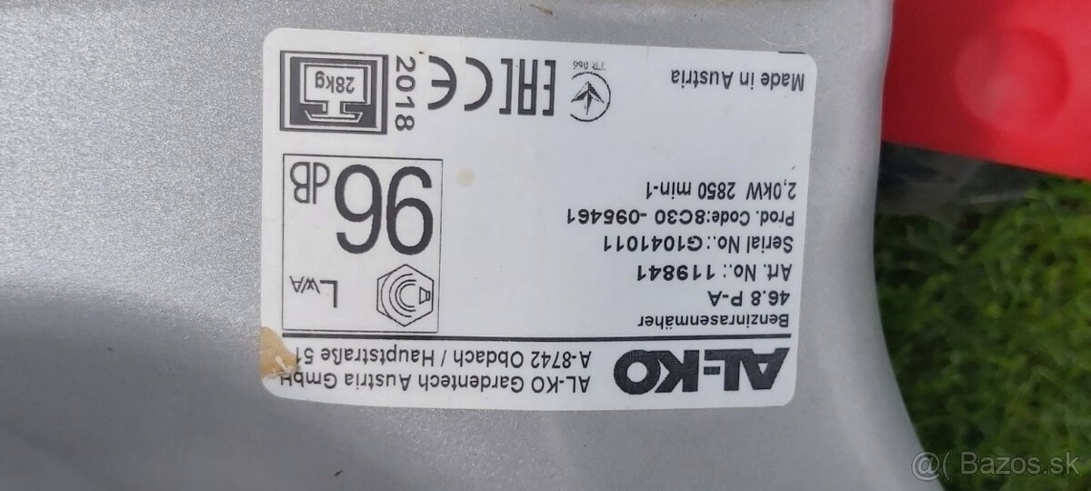 benzínová kosačka ALKO 46.8 PA, 2kW - 2