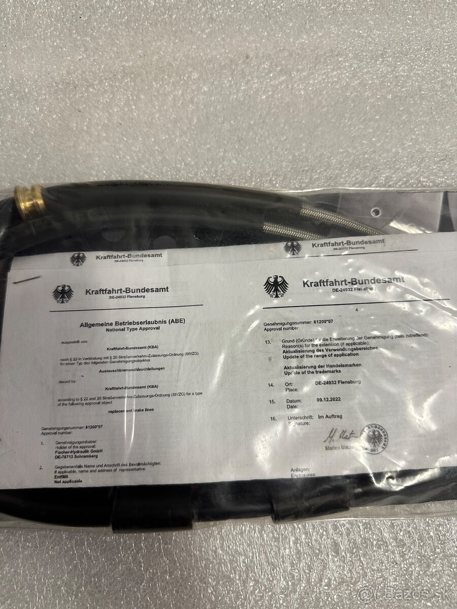 Audi rs3 8V brzdove hadice - 2