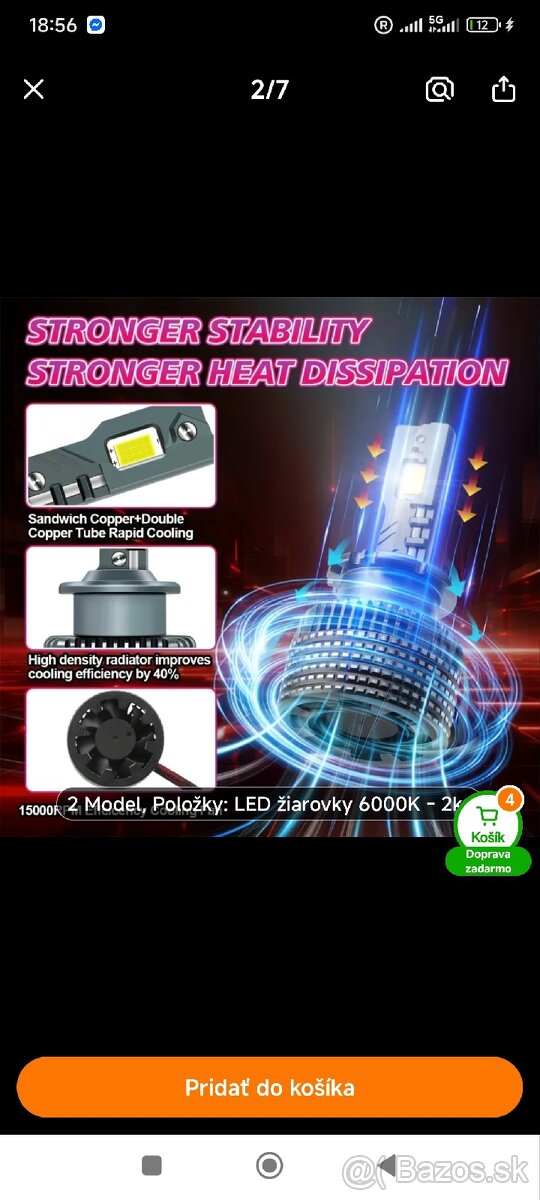 D2S led xenónové vybojky - 2