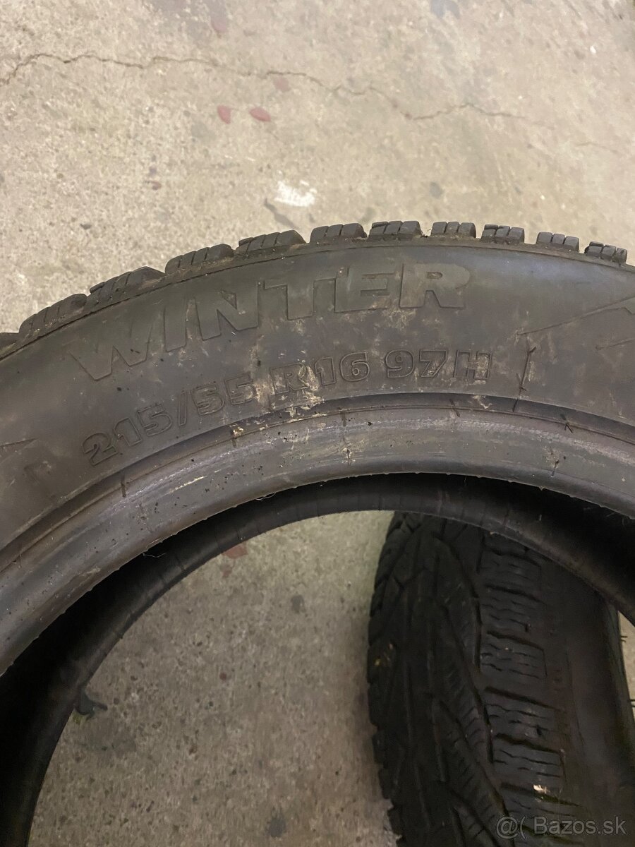 Pneumatiky 215/55 r16 zimne - 2