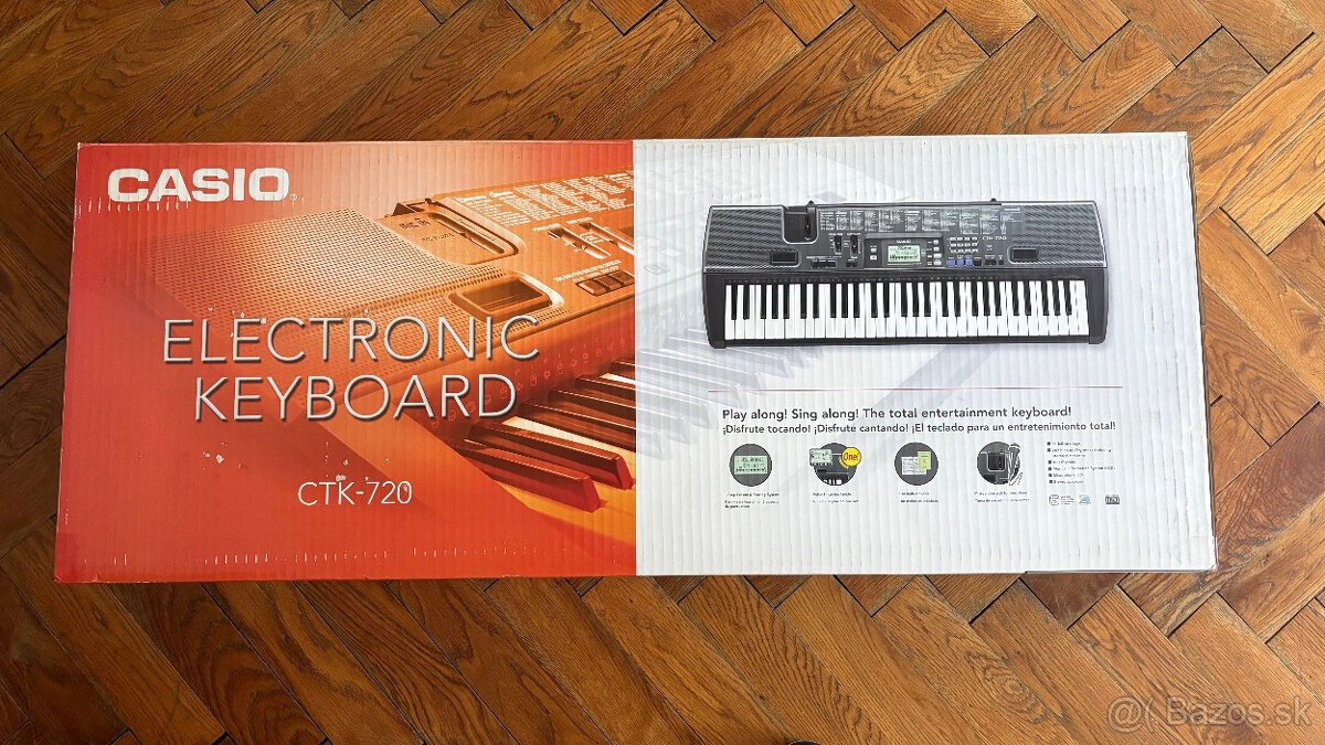 Predám klávesy Casio CTK-720 - 2