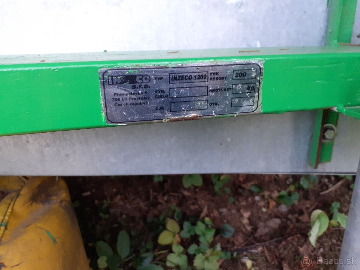 Bubnová kosačka Inzeco1200 - 2