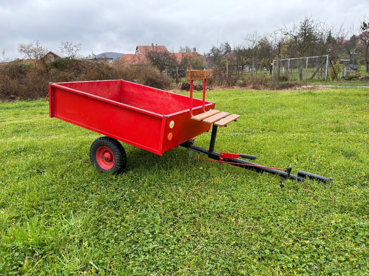 Vozík, vlečka za malotraktor, kosačku - 2