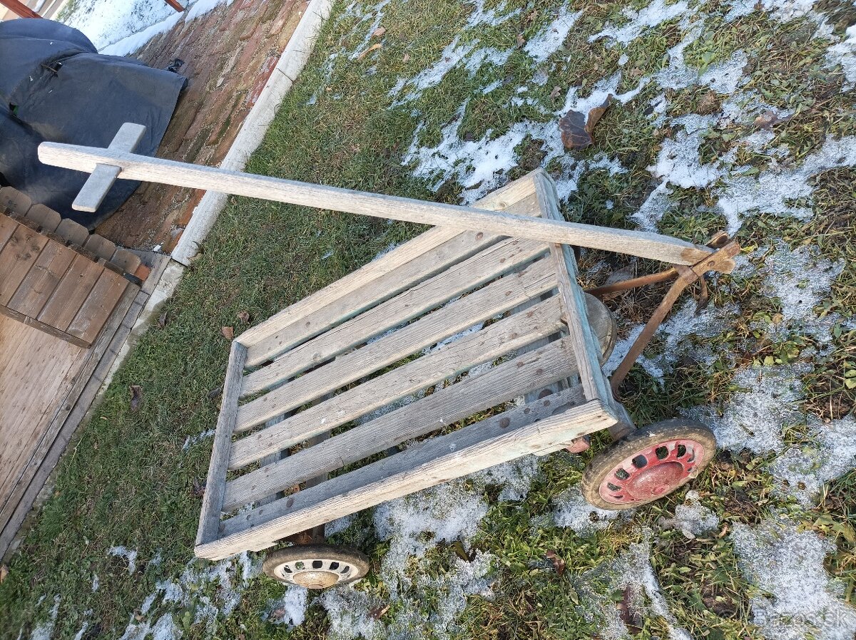 Drevený vozik - 2