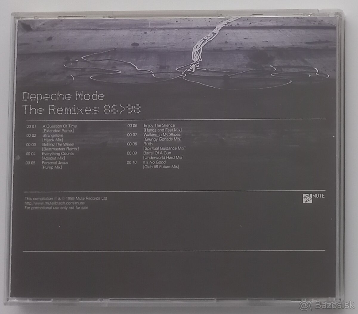 Depeche Mode UK CD Promo The Remixes 86-98 - 2