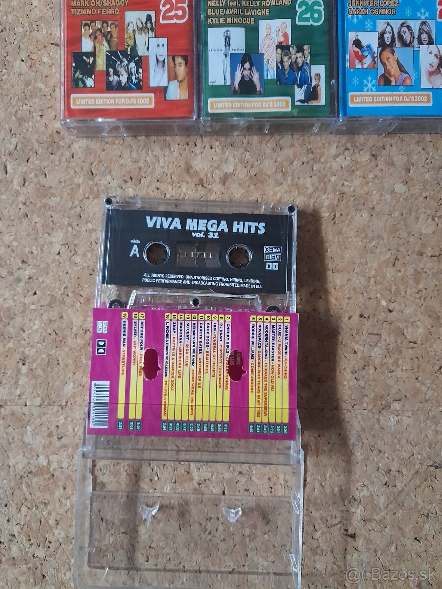 Audiokazety VIVA MEGA HITS - 2