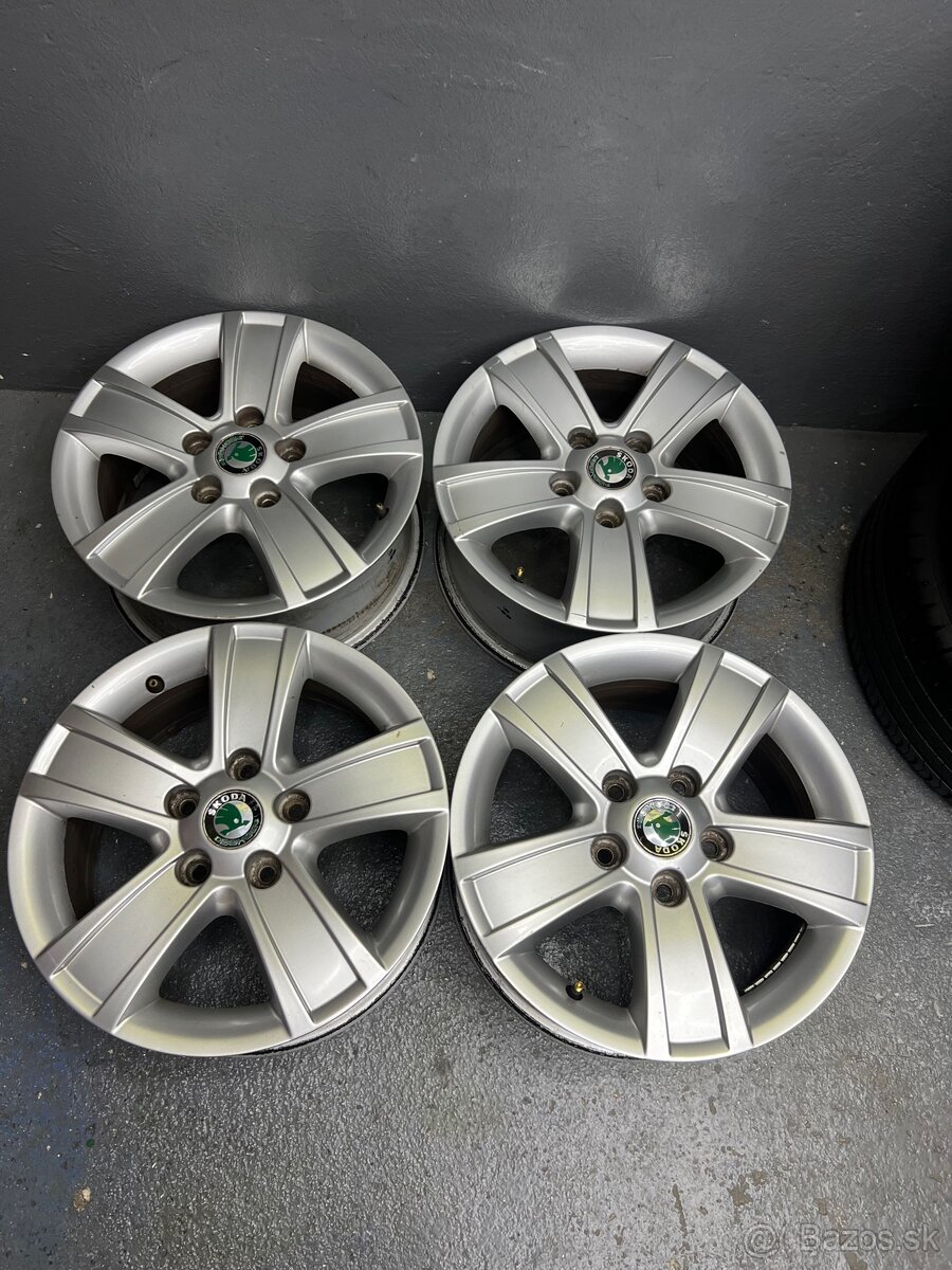 Alu disky original škoda 5x112 R15 - 2