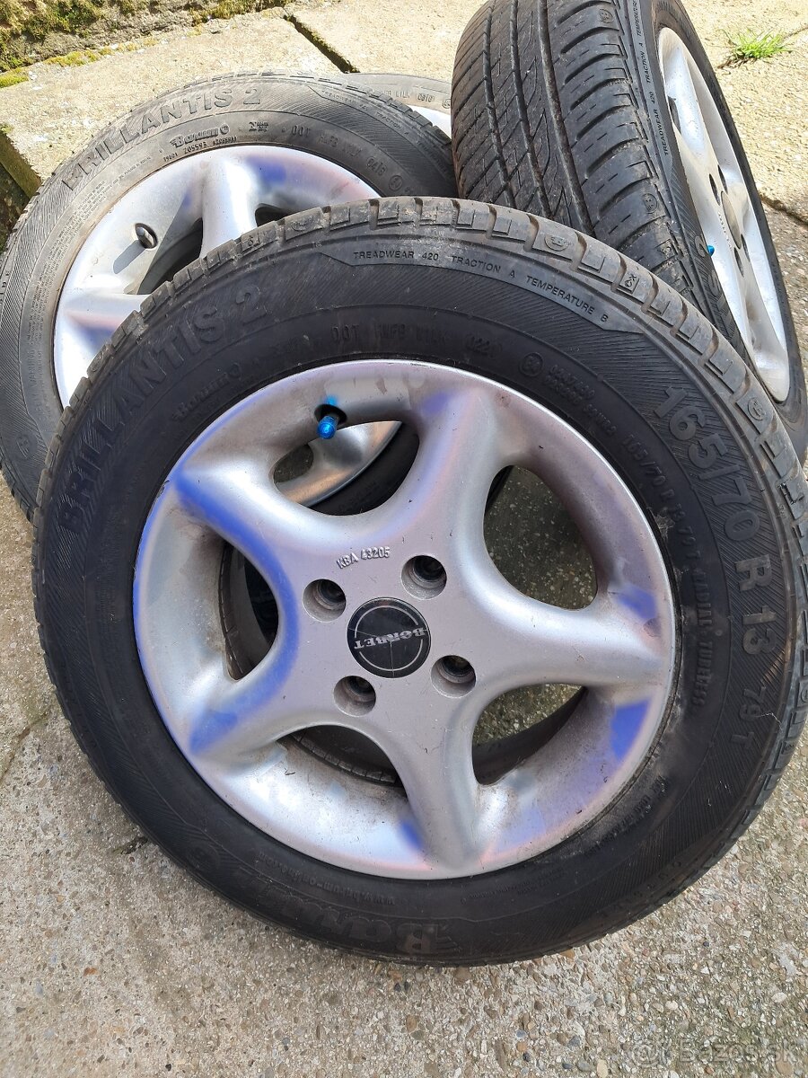 Hliníkové disky 4x100 R13 - 2