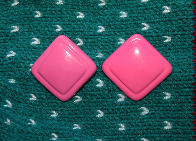 ružové náušnice - 2